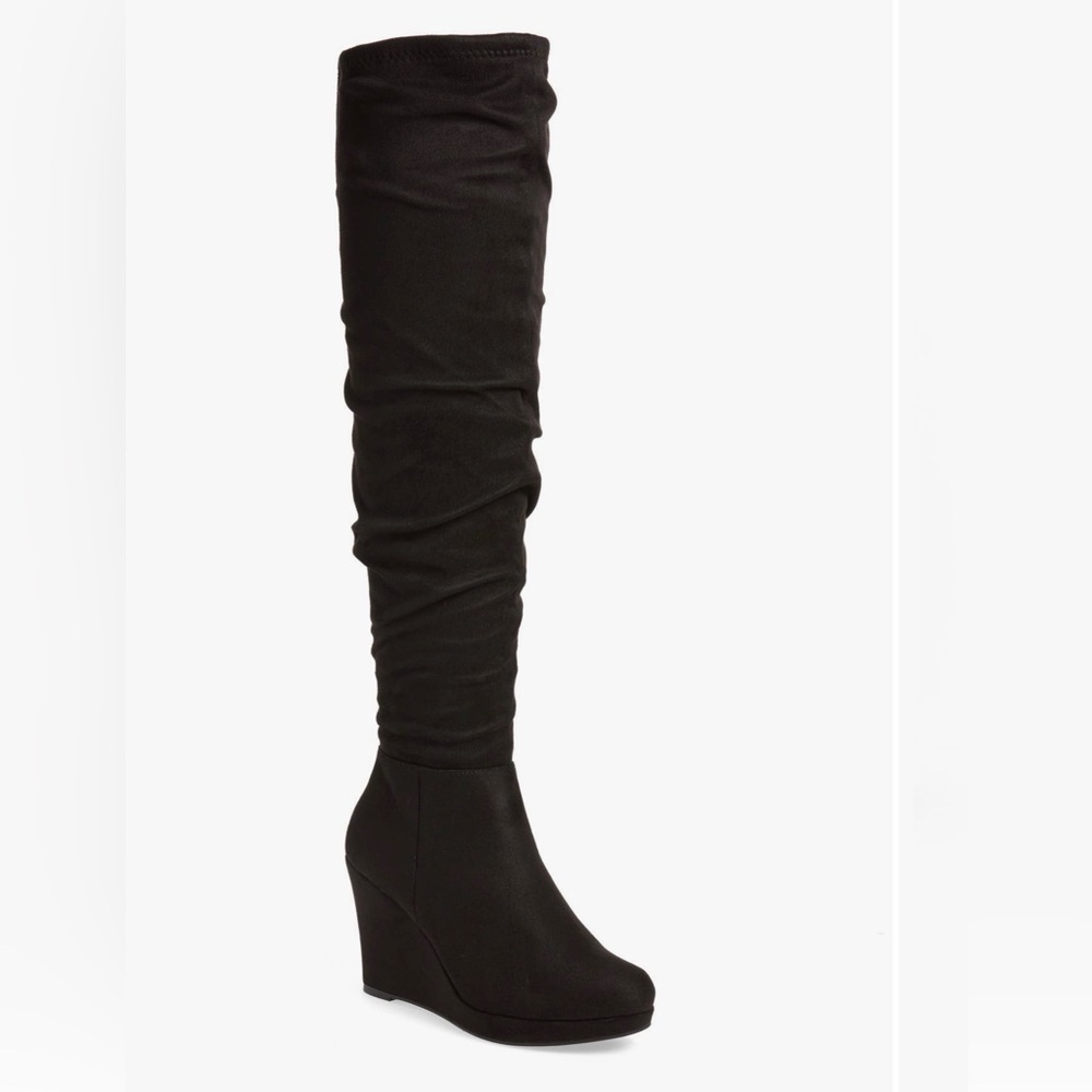 Chinese Laundry Black Over the Knee Boots - Picture 2 of 2
